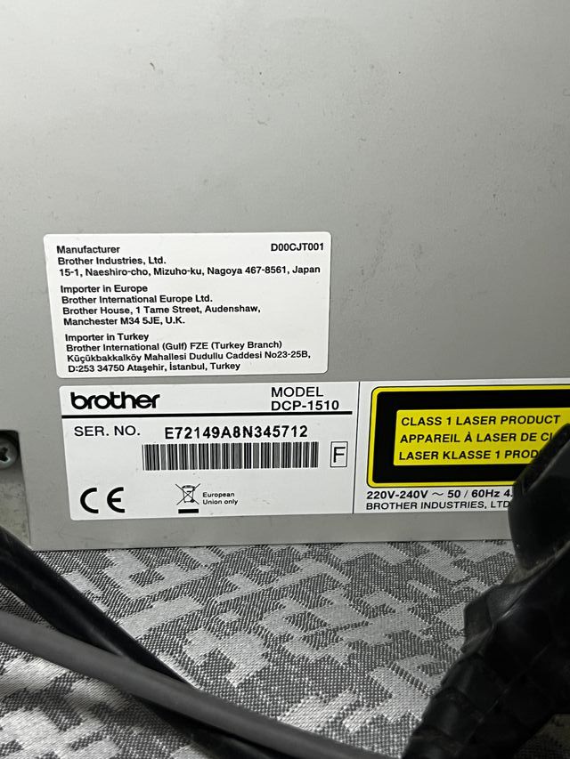 Impresora Láser Brother DCP-1510