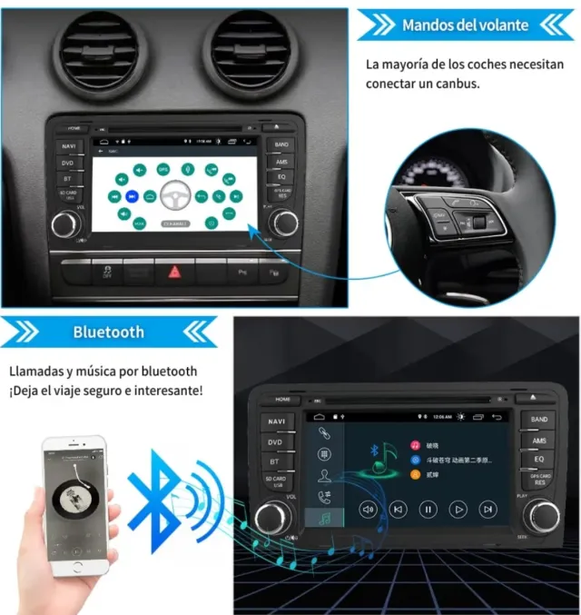 Radio Audi A3 Touch Android