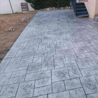 Hormigón impreso y pulido Moro