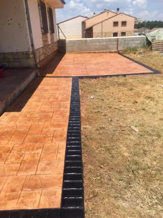 Hormigón impreso y pulido Moro