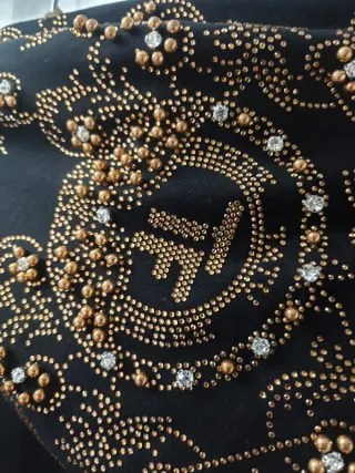 Vestido Sudadera Larga Pedrería