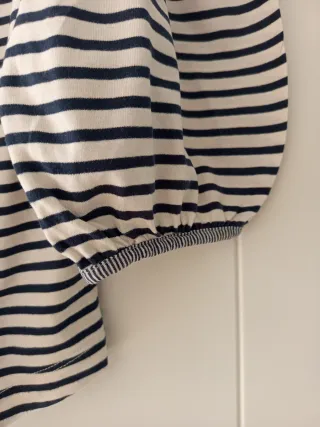 Camiseta EseOese rayas manga abullonada Talla S