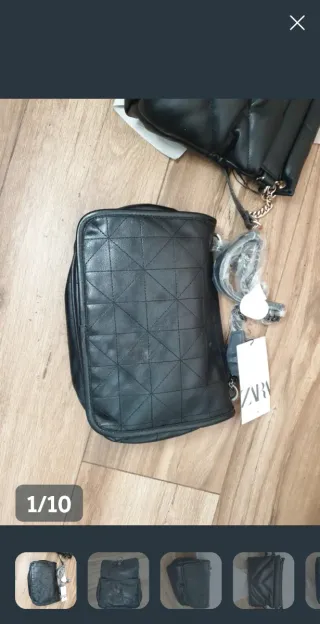 Bolso Zara Negro Sin Estrenar