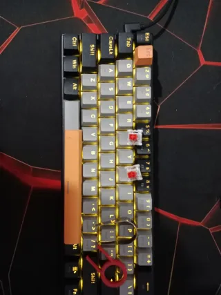 Tastiere Meccaniche E-YOOSO Beige/Nero