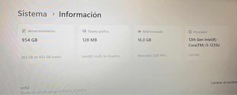 Portátil Asus Vivobook 1T y 16GB de RAM.NUEVOOO!!! afbeelding 2