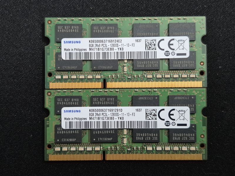 16GB-DDR3L / 1600 MHz {2 x 8 GB}