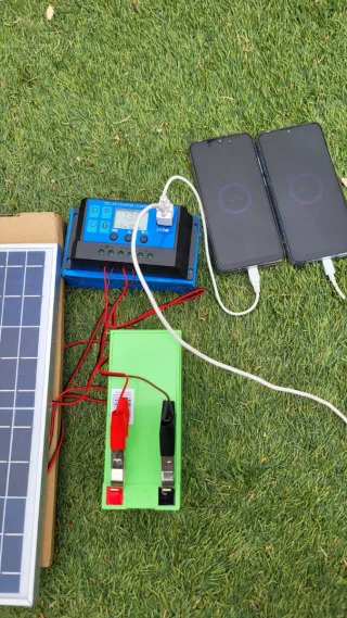 Kit solar nuevo con batería