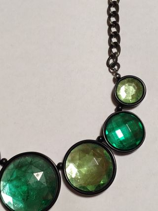 Collar verde Vintage
