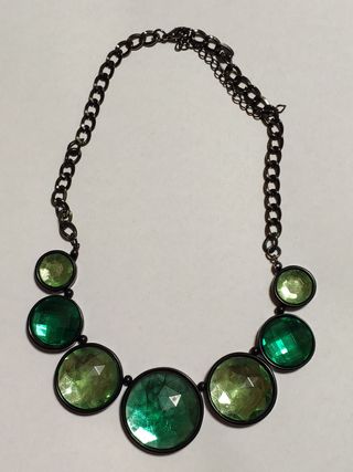 Collar verde Vintage