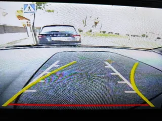 Cámara trasera coche líneas dinámicas