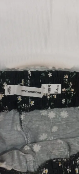 Pijama Women'Secret Flores Corto