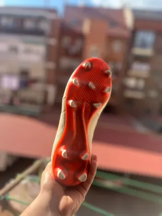 Zapatillas Fútbol Adidas Copa Beige/Naranja