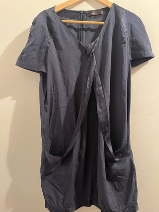 Vestido Bimba y Lola Azul Marino Talla M