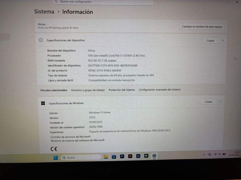HP Victus 16 RTX 4060 i7-13700H 16GB afbeelding 6