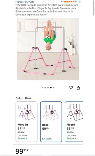 Barra de Gimnasia Artistica para Niñas