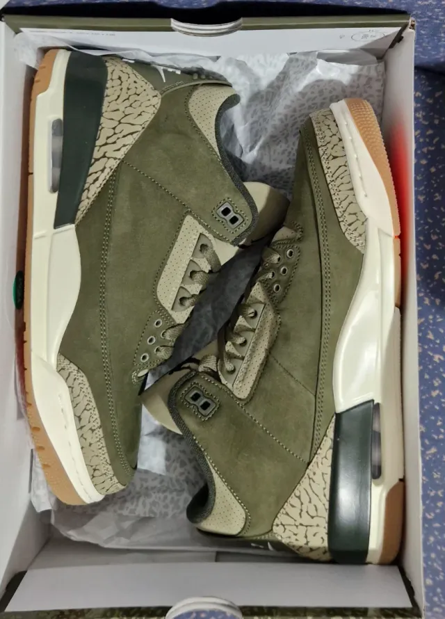Zapatillas Nike Air Jordan 3 Retro Medium Olive