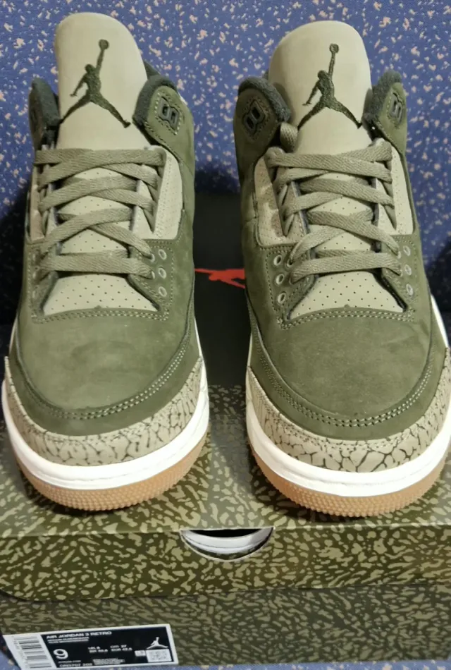 Zapatillas Nike Air Jordan 3 Retro Medium Olive