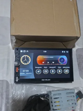 Pantalla Coche 2 Din 7" Carplay y Android Auto