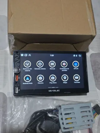 Pantalla Coche 2 Din 7" Carplay y Android Auto