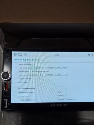 Pantalla Coche 2 Din 7" Carplay y Android Auto