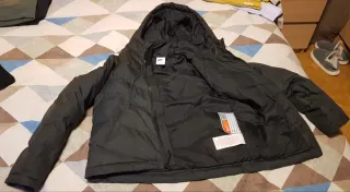 Abrigo Plumas Nike Negro