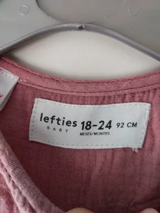 Vestido rosa 18/24 meses