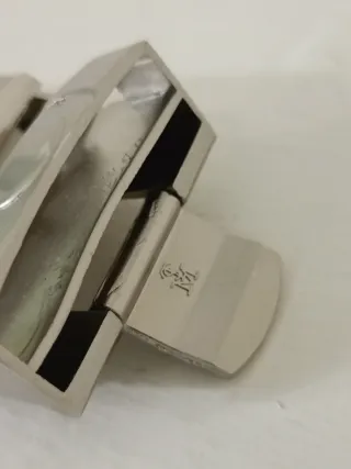 Fibbia Hugo Boss Argento