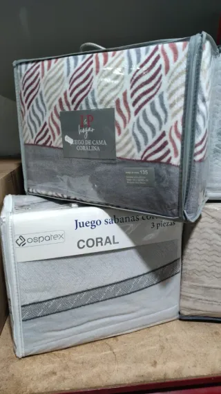 Juego de cama coralina 135
