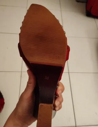 Zoccoli Pompili Rossi Tg 38