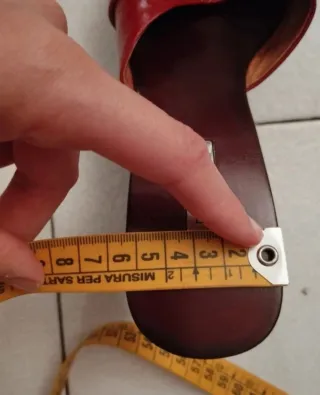 Zoccoli Pompili Rossi Tg 38