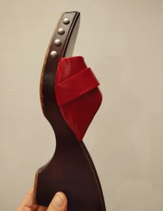 Zoccoli Pompili Rossi Tg 38