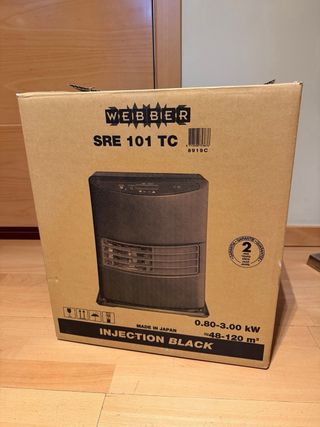 Calefactor estufa Parafina 120 metros cuadrados.