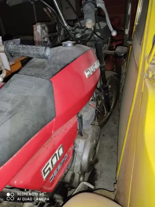 Moto Hércules Off-road Gris