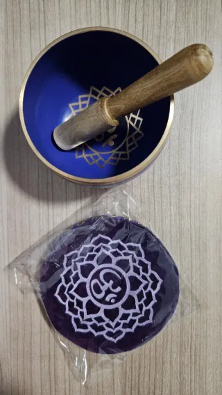 Cuenco Tibetano del sexto Chakra para Meditación