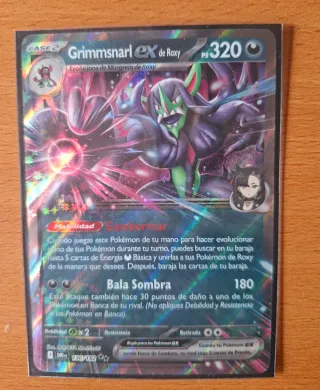 Grimmsnarl ex de Roxy Carta Pokémon