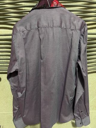 Camicia lilla over con stampa floreale mai usata