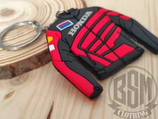 Portachiavi Giacca Honda rosso
