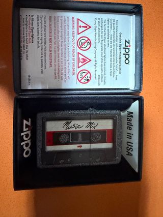 Mechero Zippo Music Mix Cassette