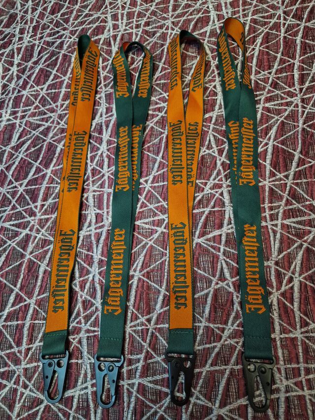 Lanyard Jägermeister Bordado Mosquetón