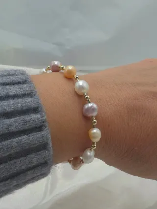 Pulsera multicolor - oro - Nueva