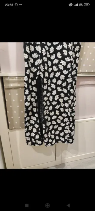 Vestido tirantes estampado flores