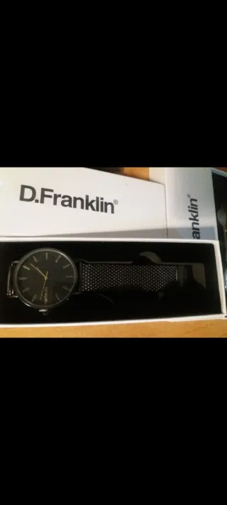 Relojes D.Franklin Negro y Blanco