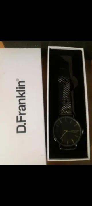 Relojes D.Franklin Negro y Blanco