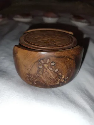 Juego 6 posavasos madera con caja