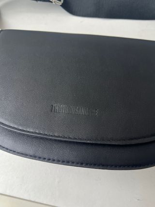 Bolso Bandolera Bershka Unisex Negro