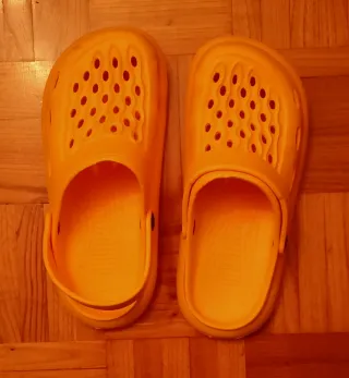 Zuecos imitación Crocs Adulto Amarillos