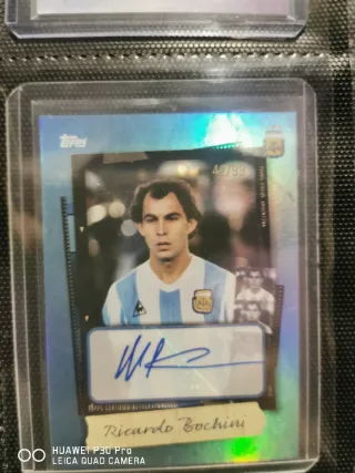 Auto topps Ricardo Bochini /99