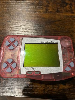 Consola WonderSwan Rosa y otra Verde mas un juego