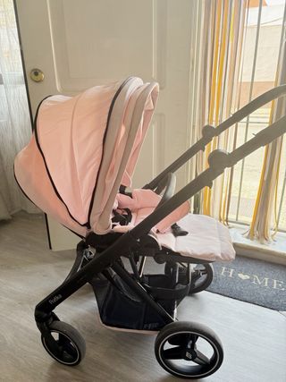 Carro Bebecar Pratika Rosa