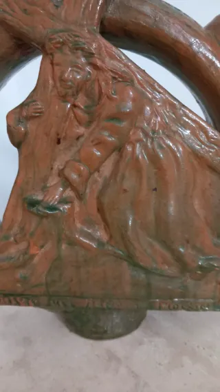 Cerámica Antigua Cristo del paño Moclín Granada